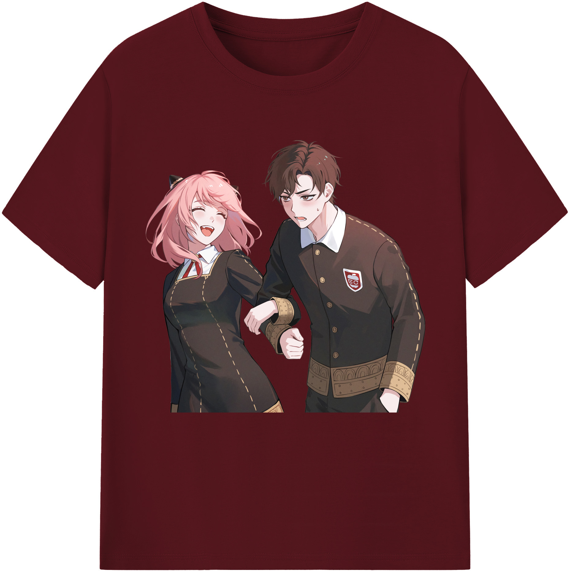 （画像用） SPY×FAMILY间谍家家酒 綿100％半袖Tシャツ（フロントプリント）